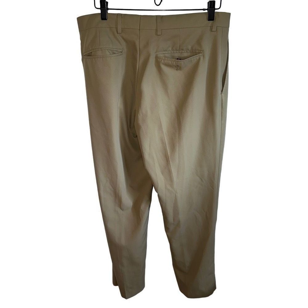 walter hagen men beige performance dress golf pants 34x32 - Picture 4 of 9